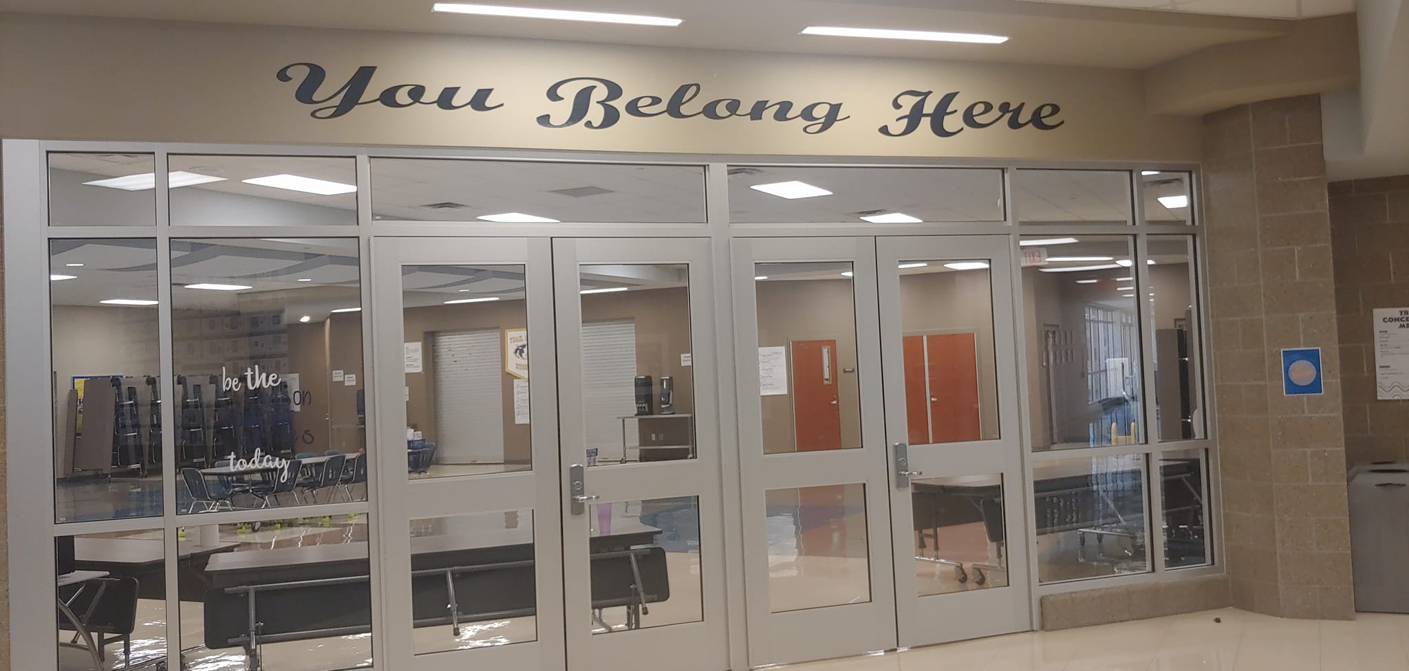 Trail Ridge school wall sign