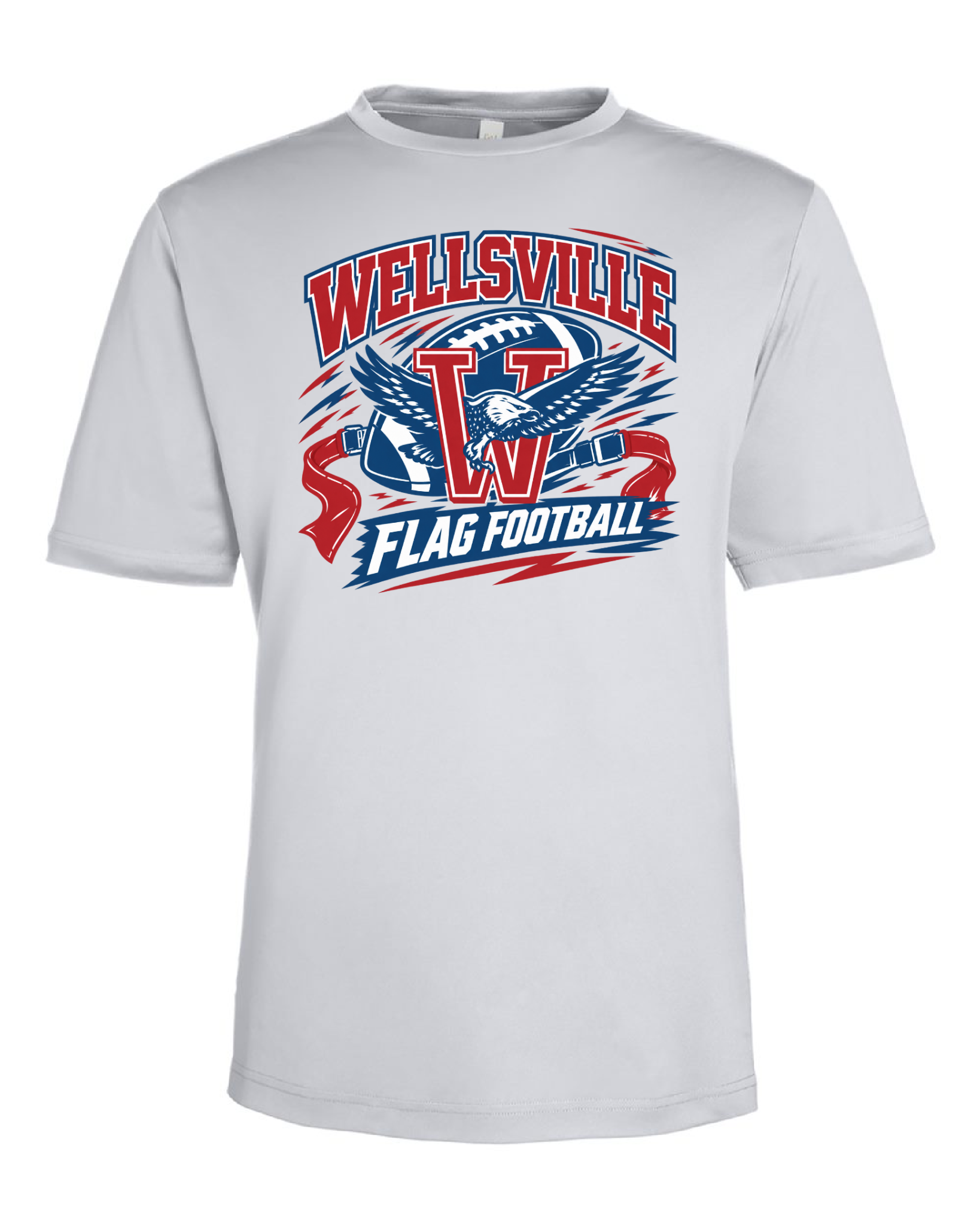 Wellsville flag football shirt